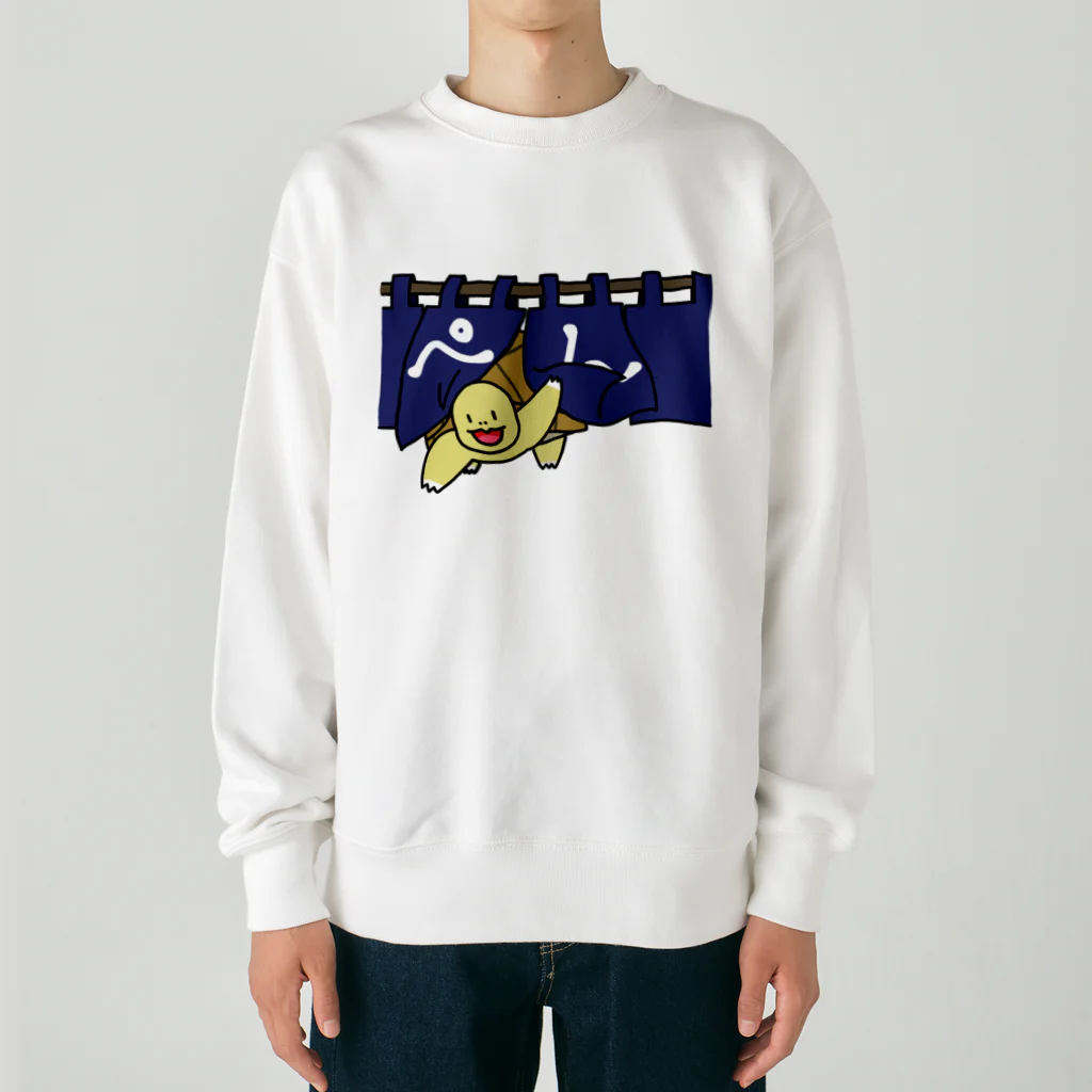 むっちの暖簾とぺんちゃん Heavyweight Crew Neck Sweatshirt