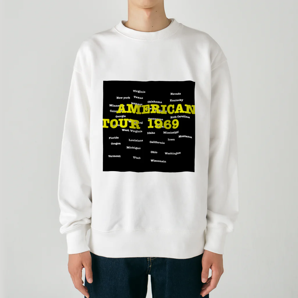 NEON_LINEのAMERICAN TOUR Heavyweight Crew Neck Sweatshirt