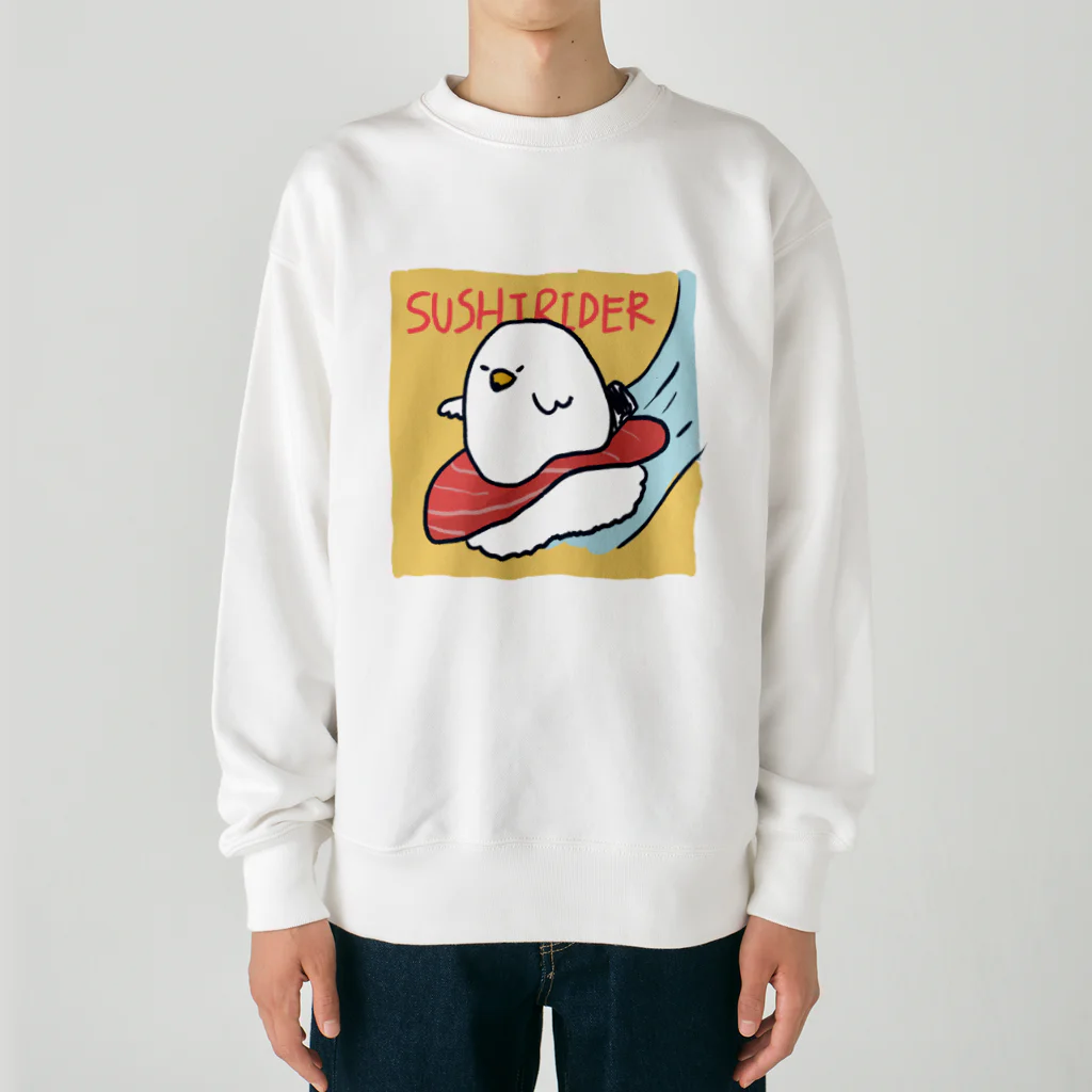 ハルカゼ雑貨店の寿司ライダー Heavyweight Crew Neck Sweatshirt