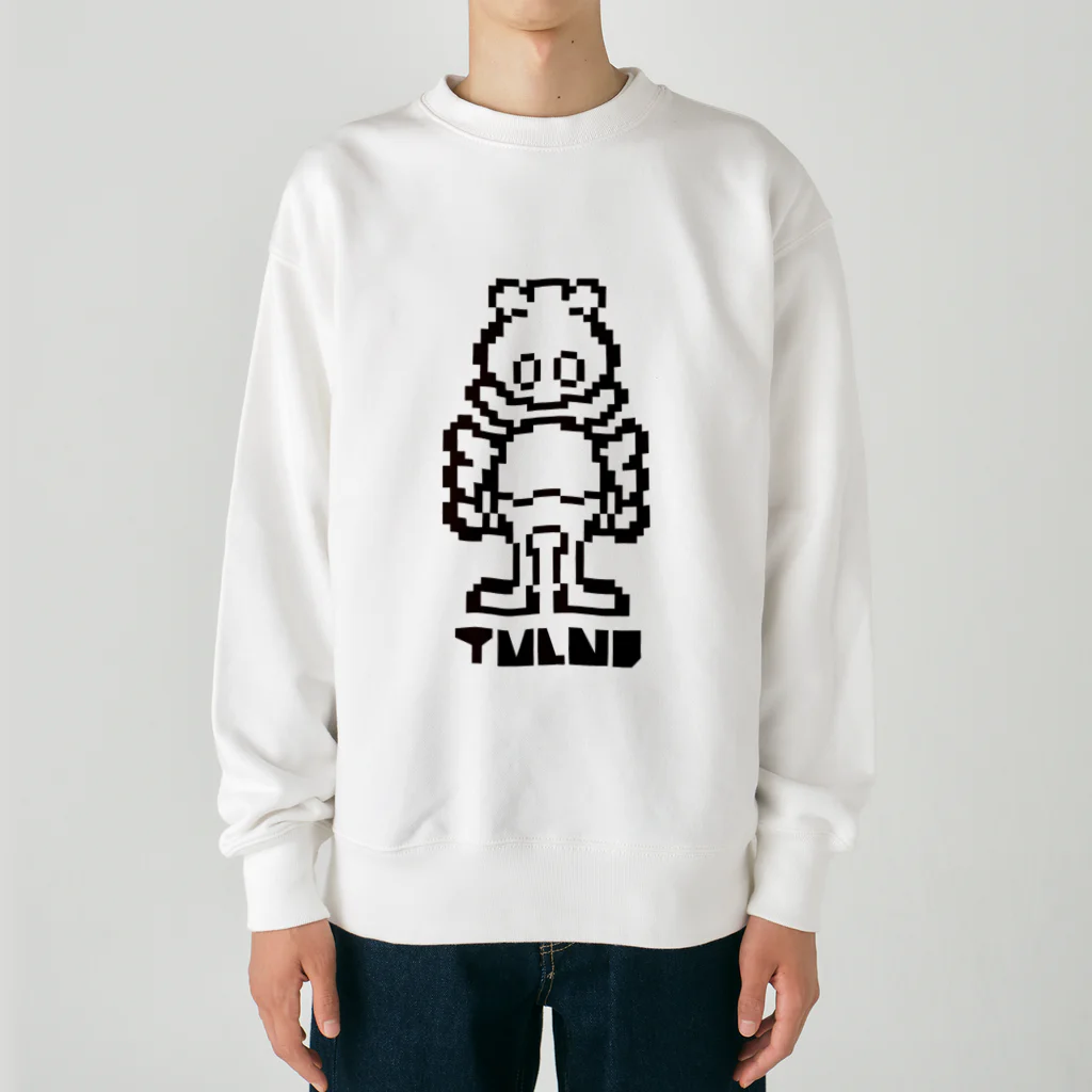 アキキムラの家で着たい！！！トゥモローランド / TMLND ドット絵ブラック Heavyweight Crew Neck Sweatshirt