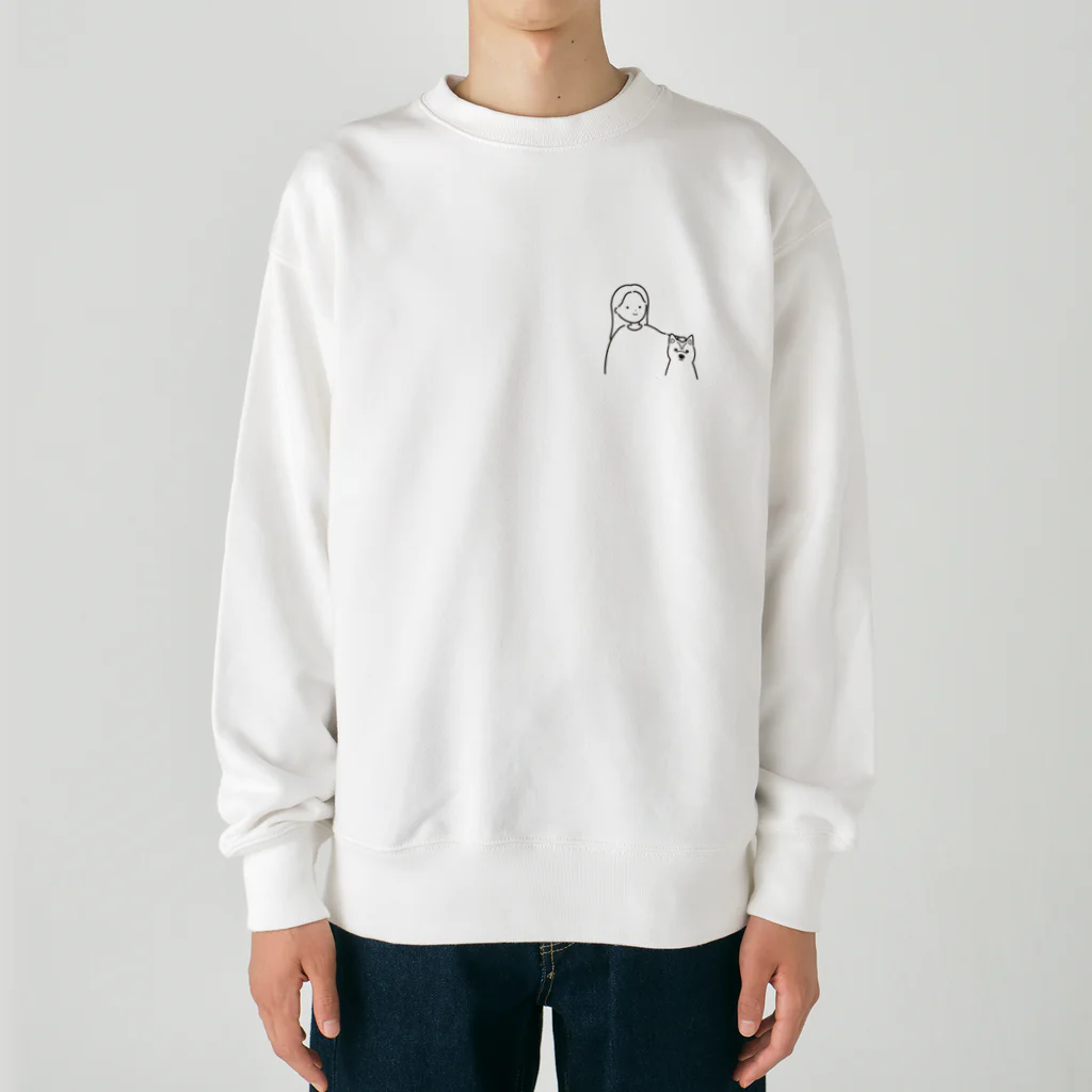 ユリコのイラストのサニーちゃん Heavyweight Crew Neck Sweatshirt