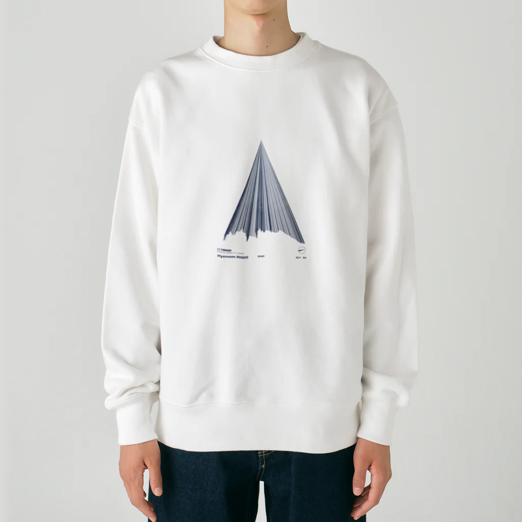 amanicoのルート　氷ノ山林道｜Bee8Design Heavyweight Crew Neck Sweatshirt