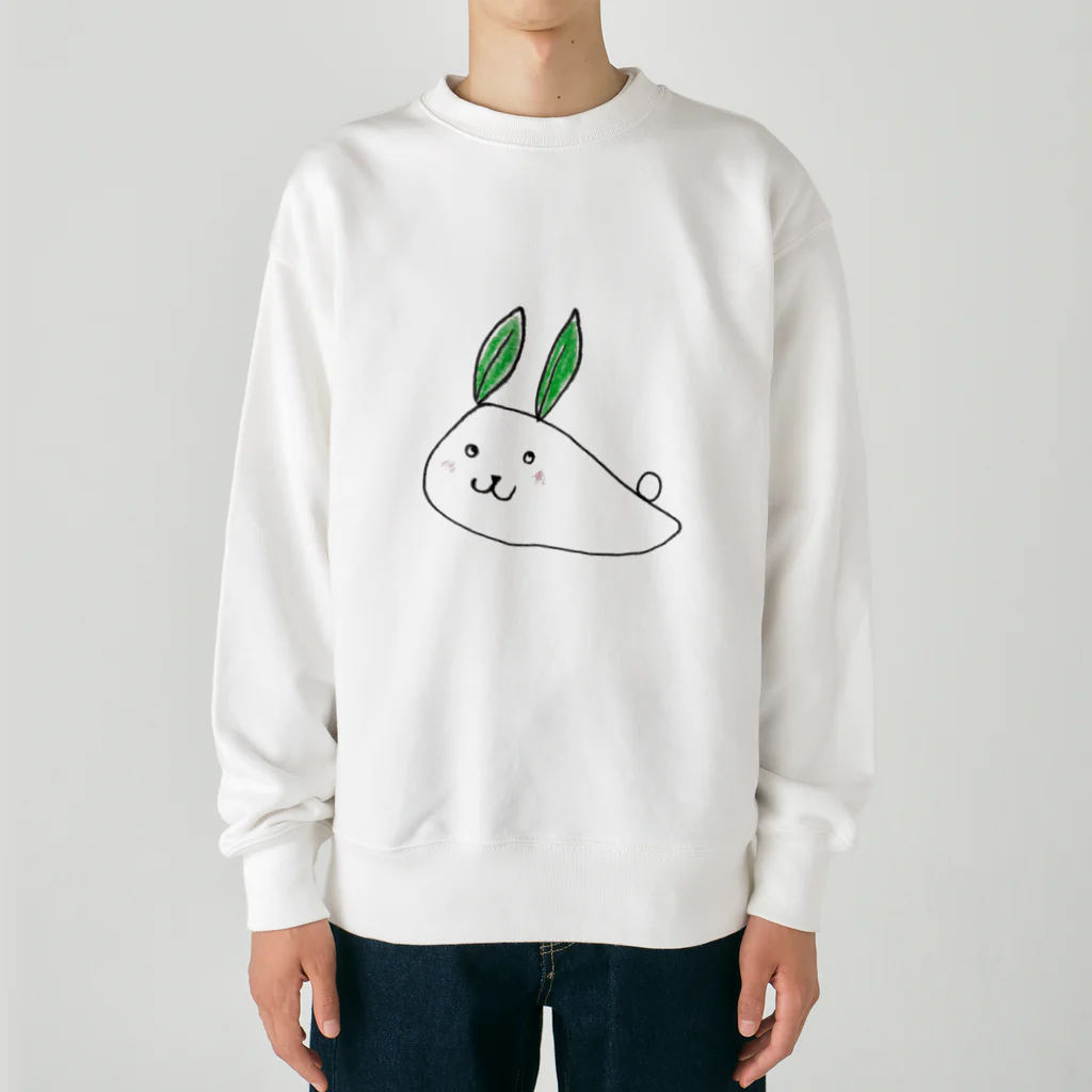 森図鑑の[森図鑑] 笹うさぎ Heavyweight Crew Neck Sweatshirt