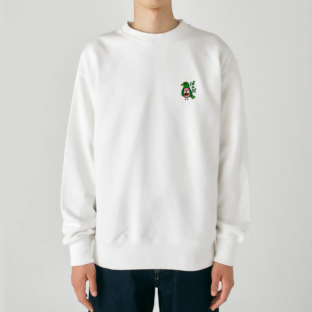 ANAN＠猫ひろしの人🥚🥚のパンダ Heavyweight Crew Neck Sweatshirt