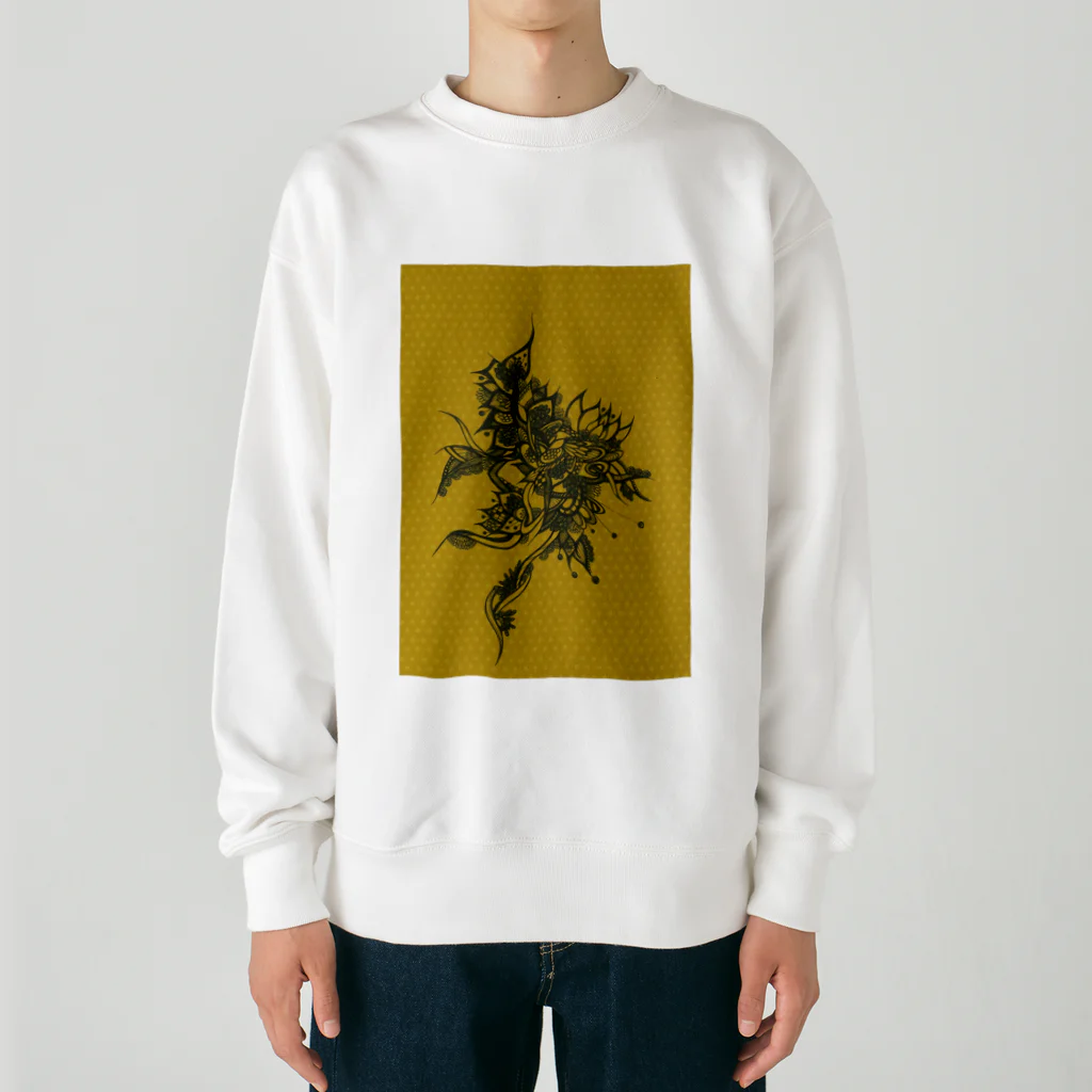 ねこくじらの飛翔 Heavyweight Crew Neck Sweatshirt