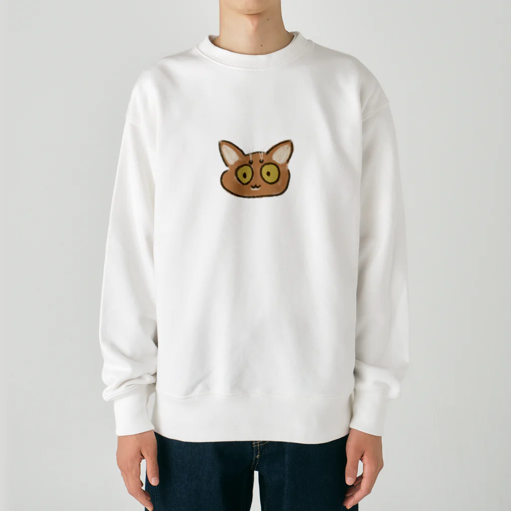 ねこちゃん家のアビシニアンのねこ Heavyweight Crew Neck Sweatshirt