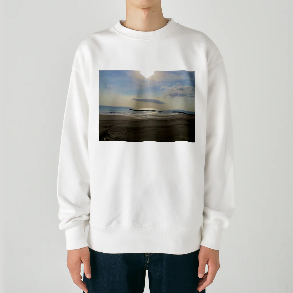 あべこのお店 の北海道の朝 Heavyweight Crew Neck Sweatshirt