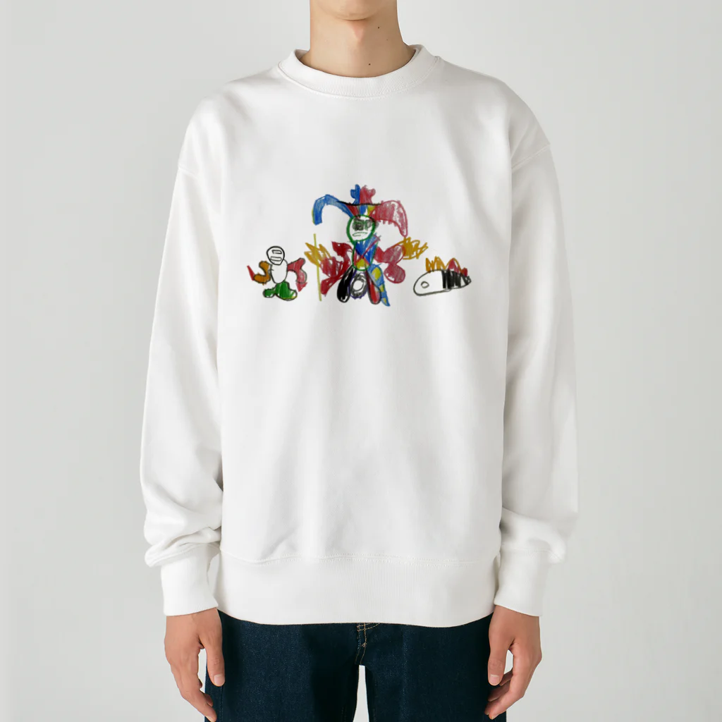 baby-humming の伝説モンスターズ　～ピエロと仲間たち～ Heavyweight Crew Neck Sweatshirt