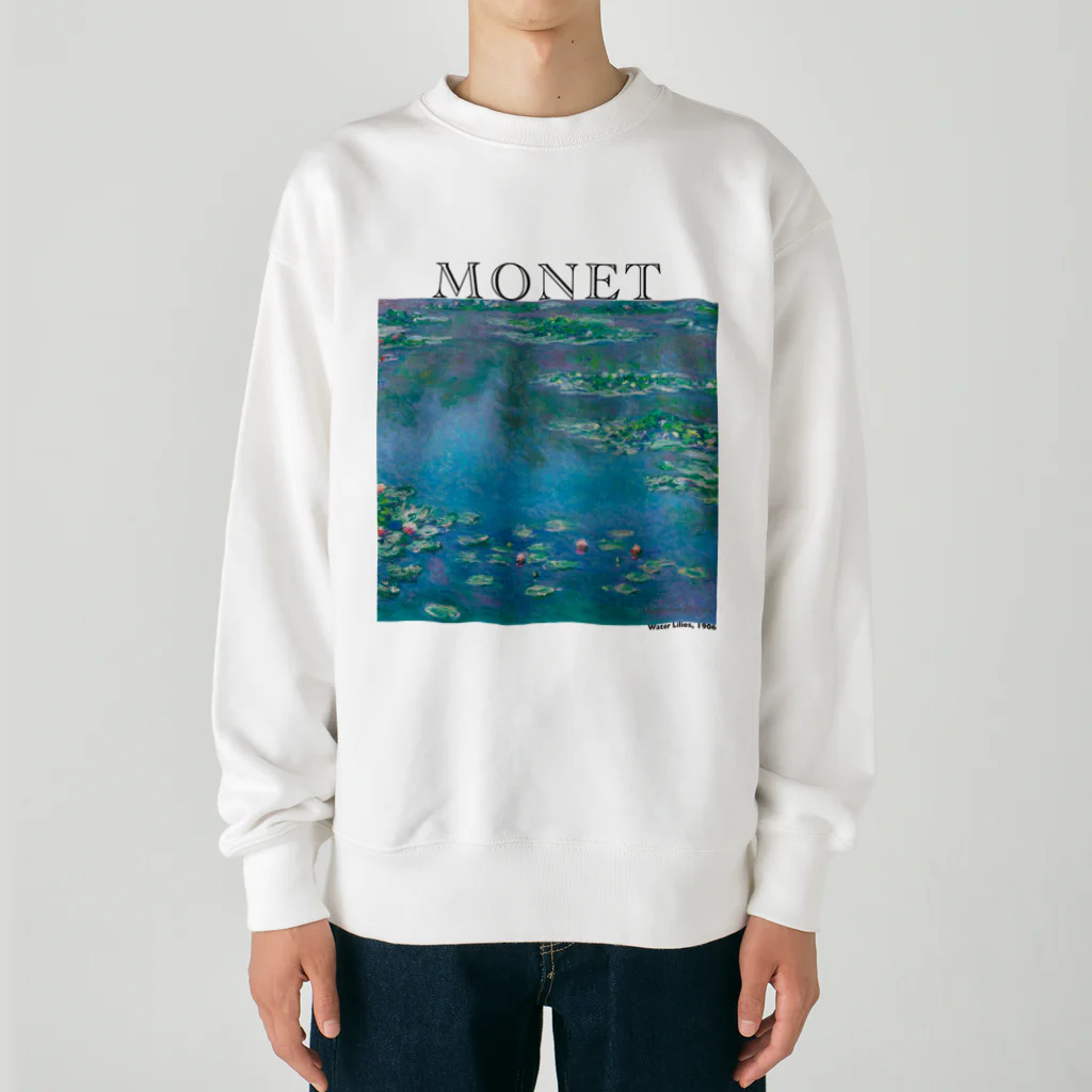 MUGEN ARTのモネ　睡蓮　Claude Monet / Water Lilies Heavyweight Crew Neck Sweatshirt