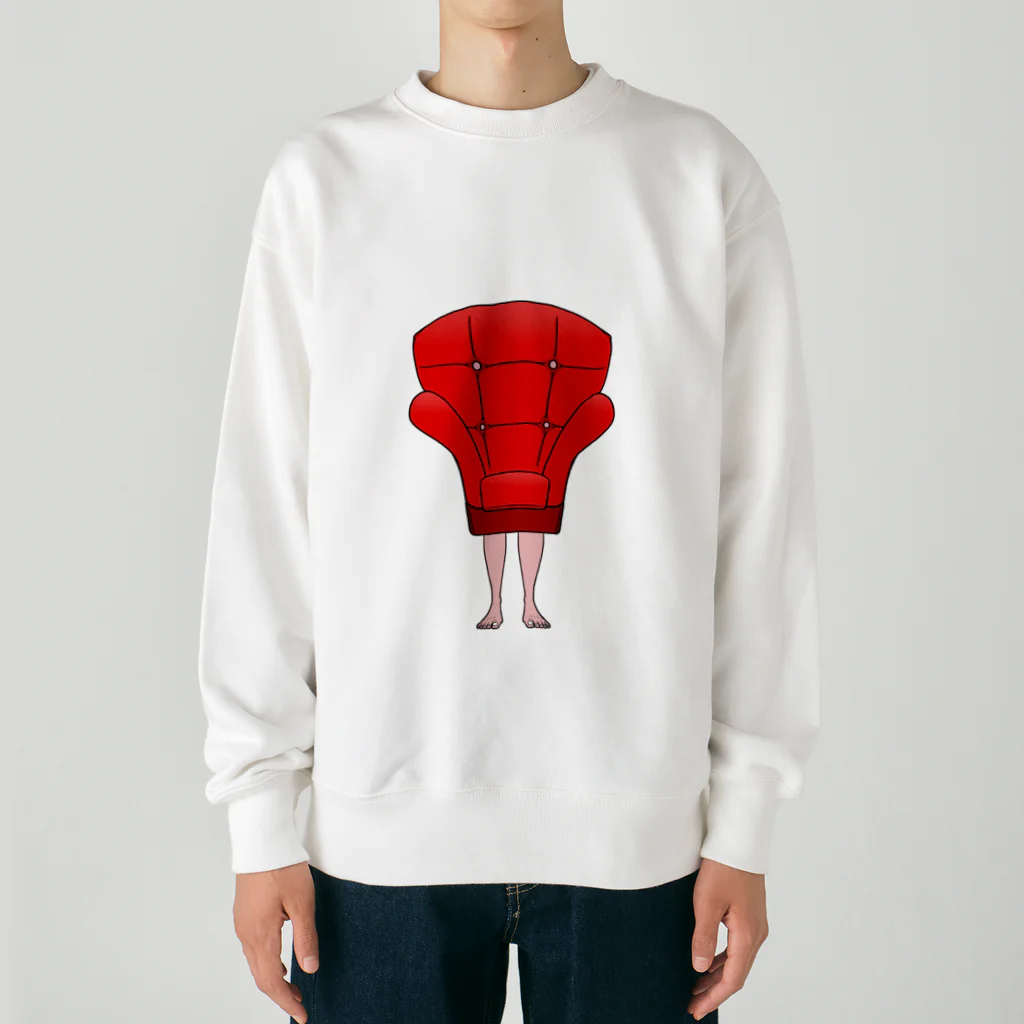 dougaseiseitokoroの足の生えた椅子 Heavyweight Crew Neck Sweatshirt