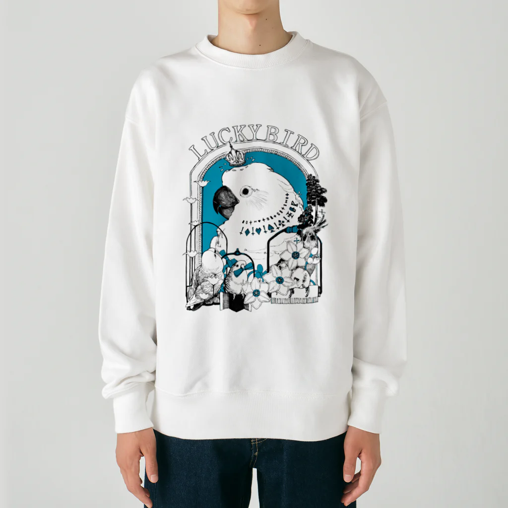 ろう飼い主のLUCKY BIRD Heavyweight Crew Neck Sweatshirt