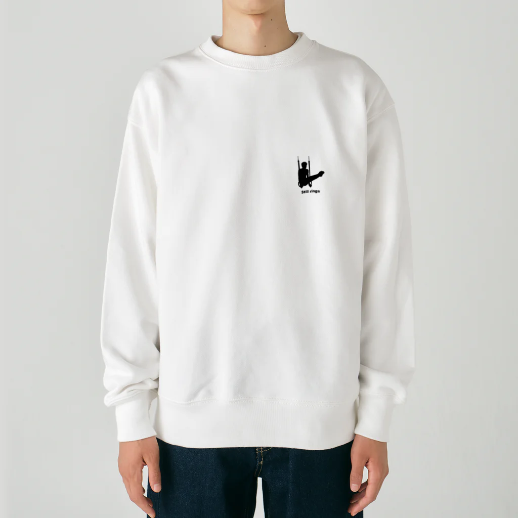 puikkoの体操競技　吊り輪（ワンポイント） Heavyweight Crew Neck Sweatshirt