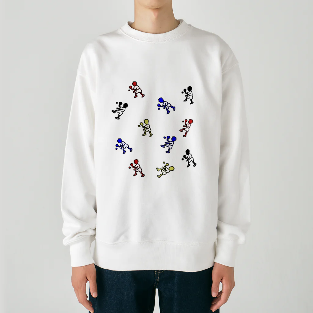 greetenの卓球めいいっぱい　卓球 Heavyweight Crew Neck Sweatshirt