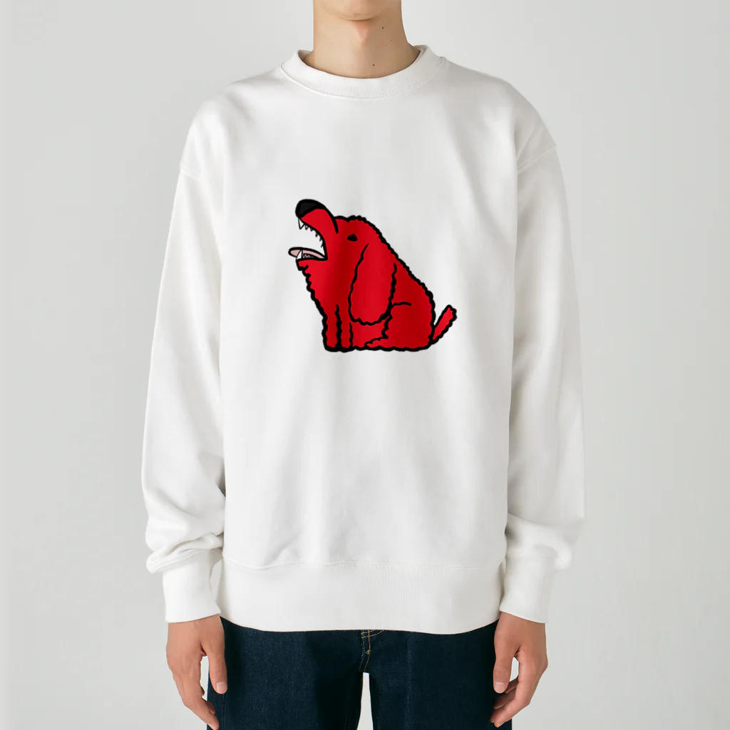 mudaboeのmudaboeトイプー（red） Heavyweight Crew Neck Sweatshirt