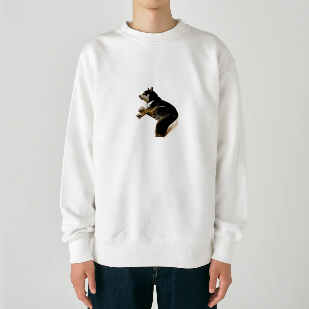 achahiの黒柴犬　ジョシーバ　癒し Heavyweight Crew Neck Sweatshirt