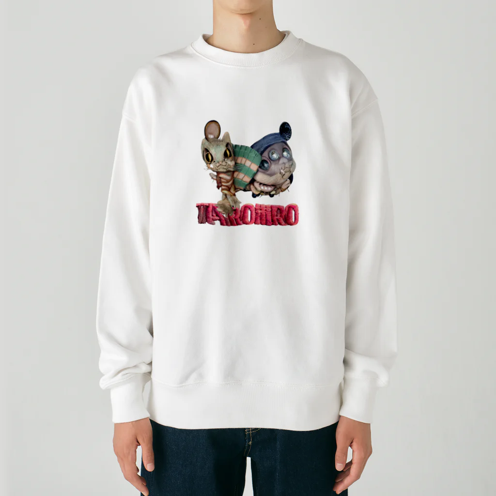 🍩tarojiro(たろじろ) shop🍩の照れてるズ゛ by AI Heavyweight Crew Neck Sweatshirt