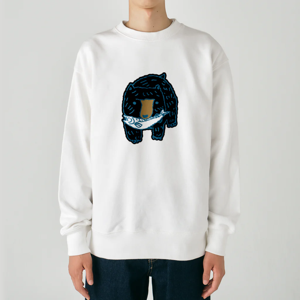 テクテクと。イラスト部のキムンカムイくん Heavyweight Crew Neck Sweatshirt