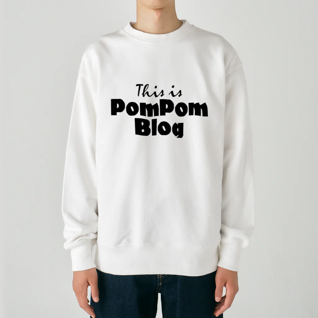 mf@PomPomBlogのMutant Pom Pom Blog Logo Heavyweight Crew Neck Sweatshirt