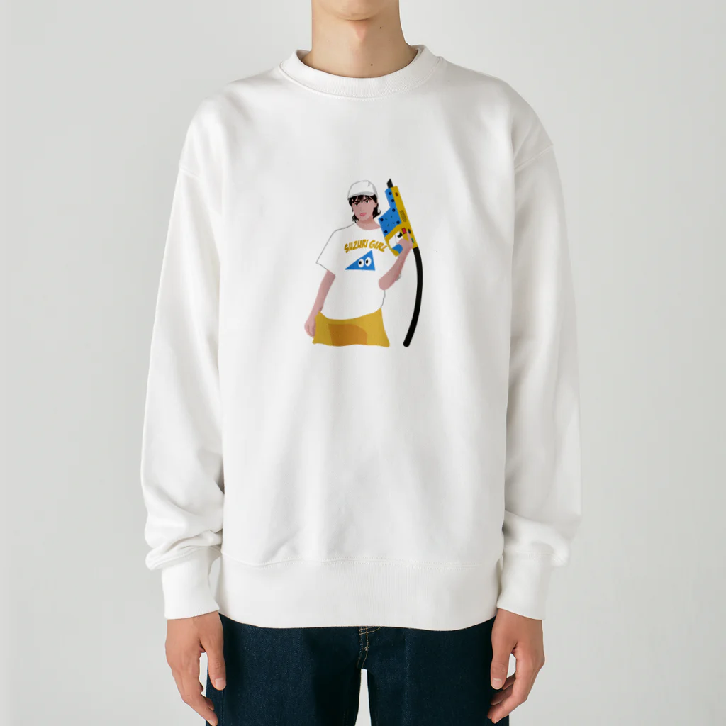 キッズモード某のスズリガール Heavyweight Crew Neck Sweatshirt