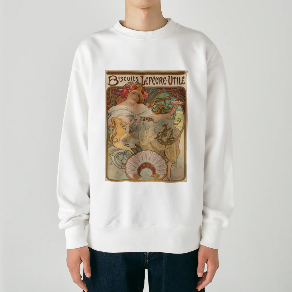 世界美術商店のルフェーヴル=ユティル・ビスケット / Biscuits Lefèvre-Utile Heavyweight Crew Neck Sweatshirt