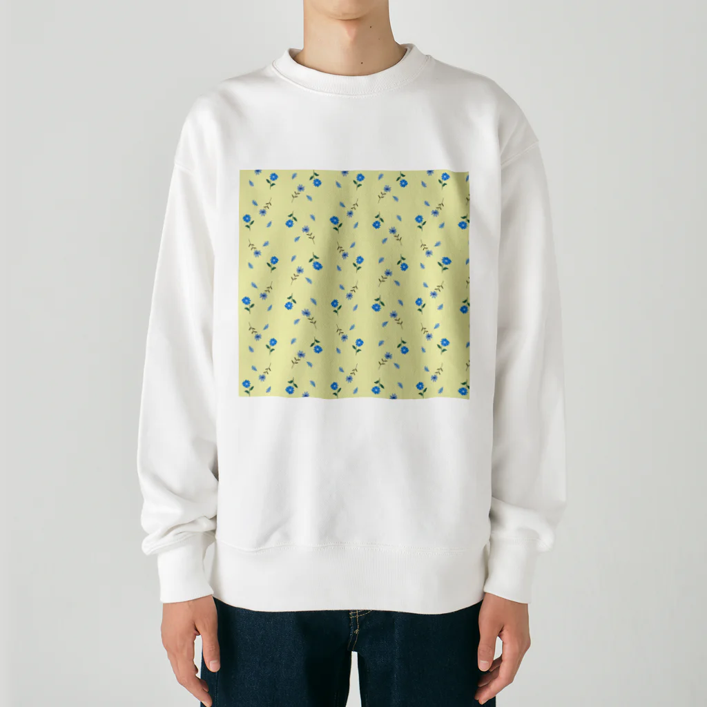 千億のラブリー花柄 Heavyweight Crew Neck Sweatshirt