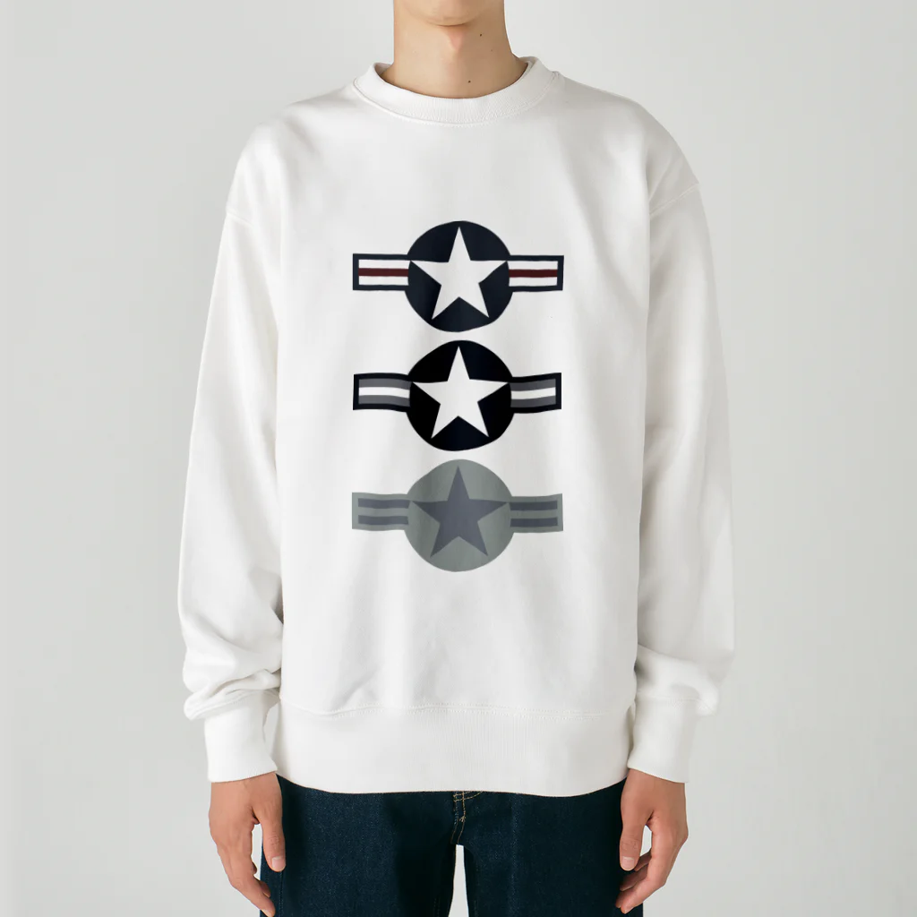 Y.T.S.D.F.Design　自衛隊関連デザインの米軍航空機識別マーク Heavyweight Crew Neck Sweatshirt