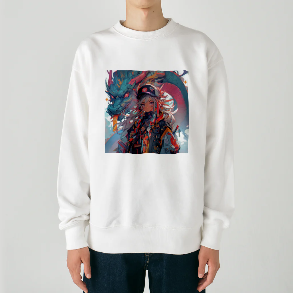 ヤマトナデシコの大和撫子 Heavyweight Crew Neck Sweatshirt