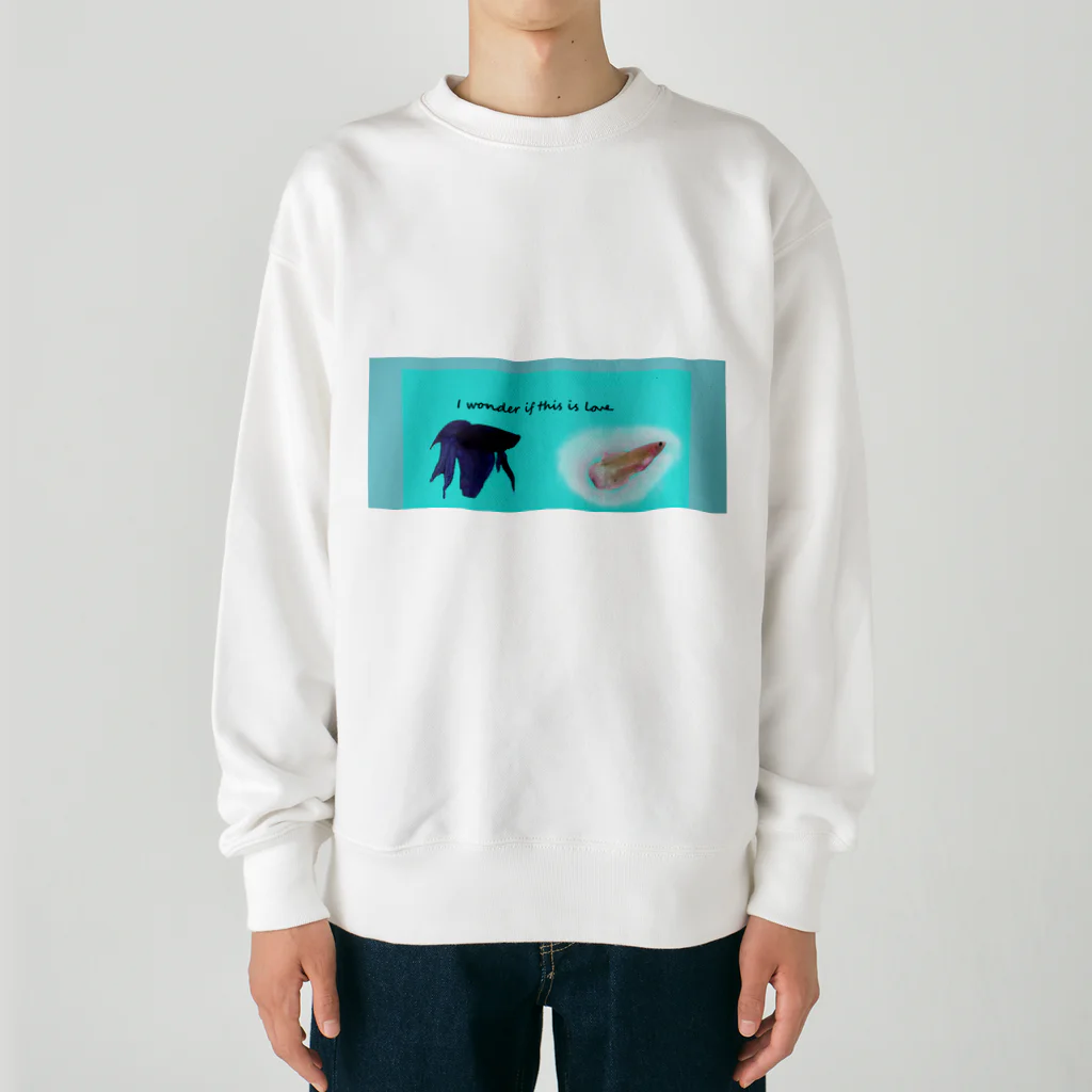 ♡BE HAPPY♡のこれが恋なのか・・・？ Heavyweight Crew Neck Sweatshirt