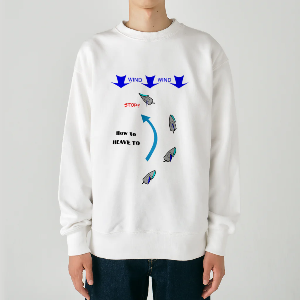 九十九屋のHow to HEAVE TO Heavyweight Crew Neck Sweatshirt