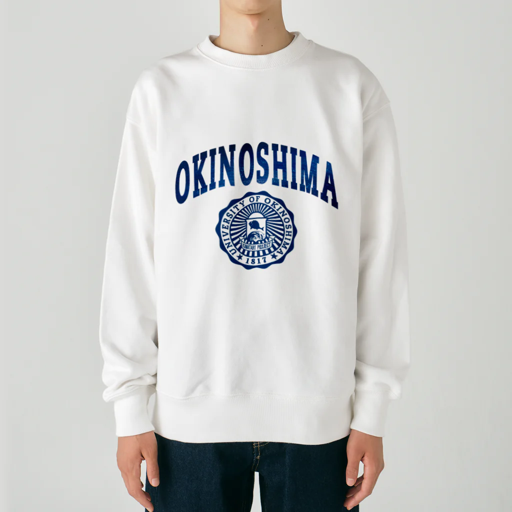 たんたんDESIGNの隠岐の島大学 Heavyweight Crew Neck Sweatshirt