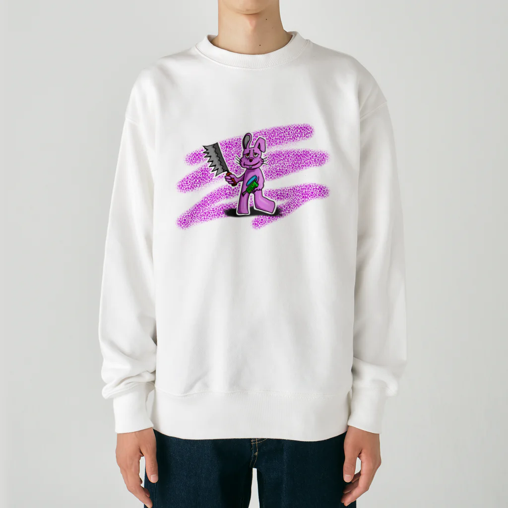 IDATSUKAのヤミうさ Heavyweight Crew Neck Sweatshirt