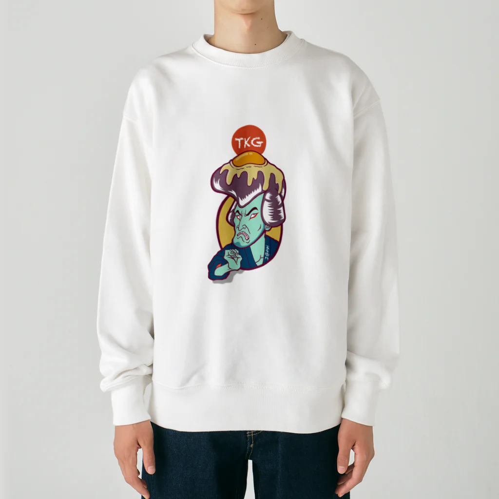 Siderunの館 B2の卵かけ五右衛門 Heavyweight Crew Neck Sweatshirt