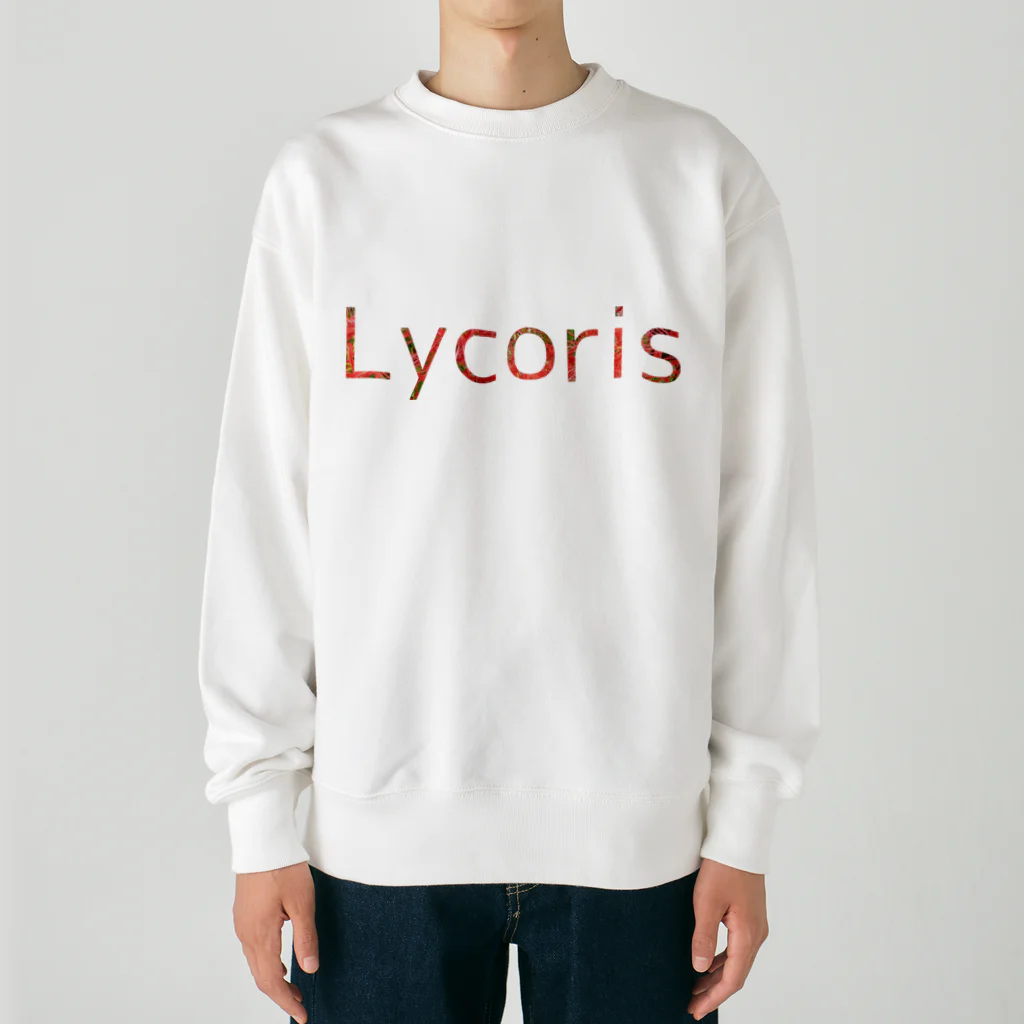 アニマル四字熟語のリコリス　彼岸花　LYCORIS Heavyweight Crew Neck Sweatshirt