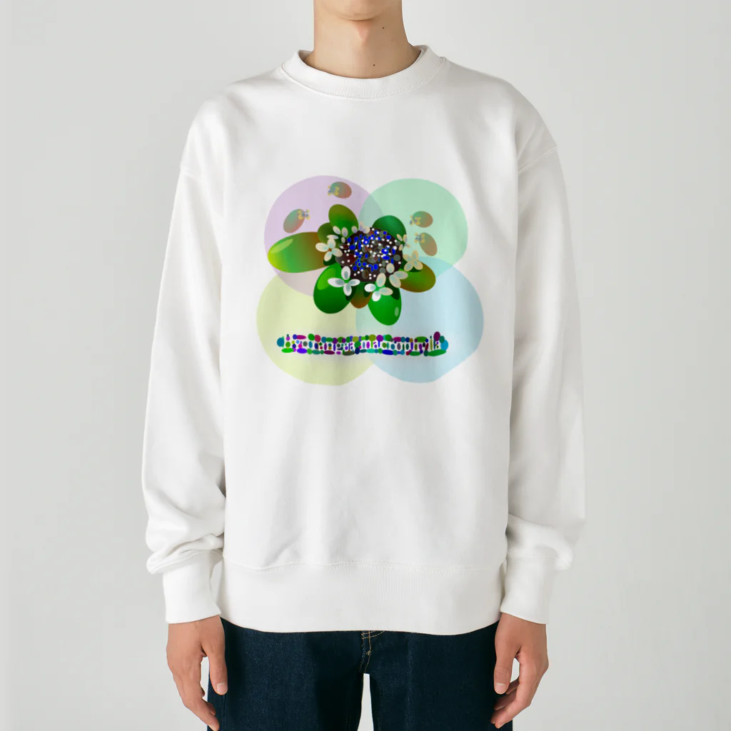 『NG （Niche・Gate）』ニッチゲート-- IN SUZURIの〇絵『額紫陽花h.t.』 Heavyweight Crew Neck Sweatshirt