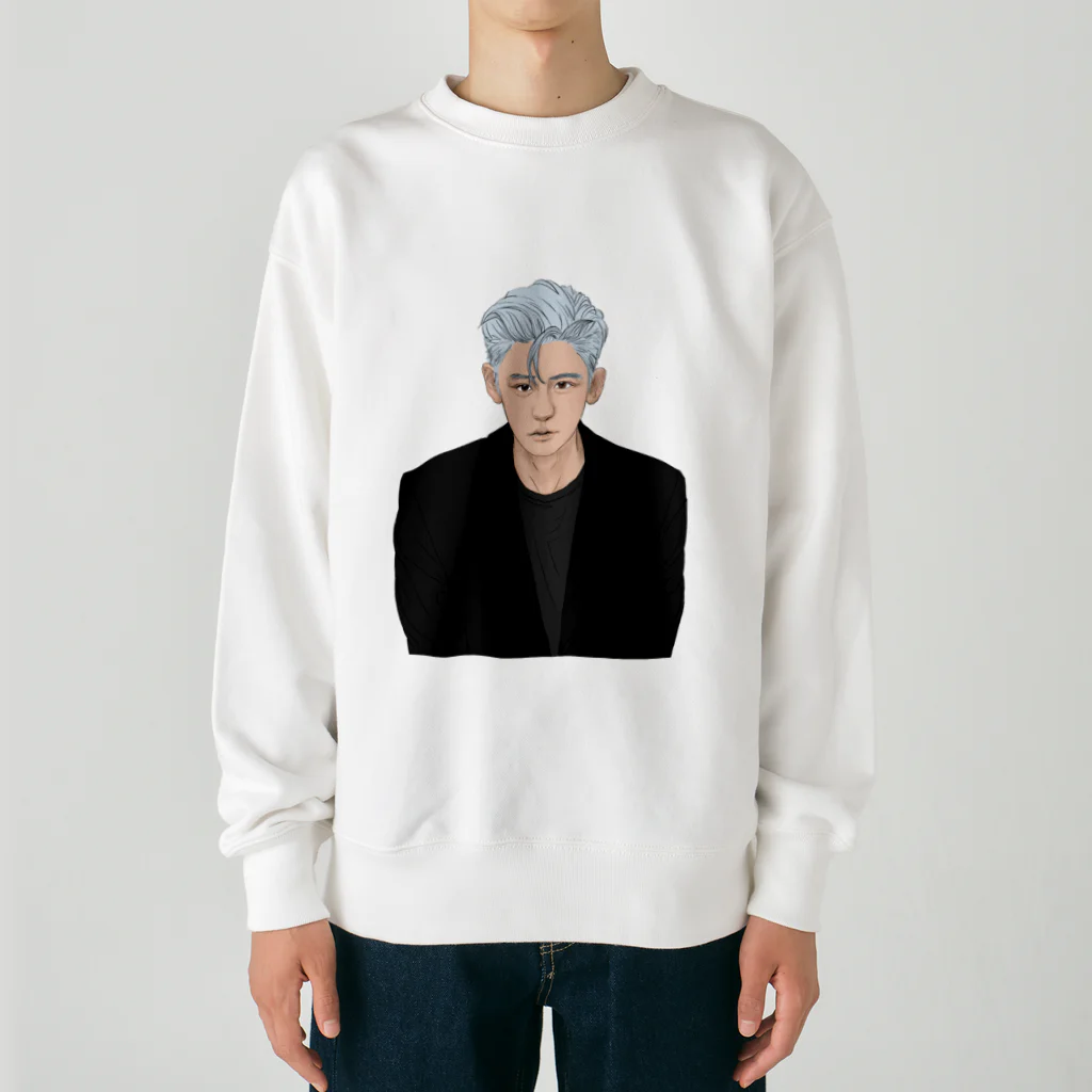 Hoai.art.jpのEXO PARK CHANYEOL fanart  Heavyweight Crew Neck Sweatshirt