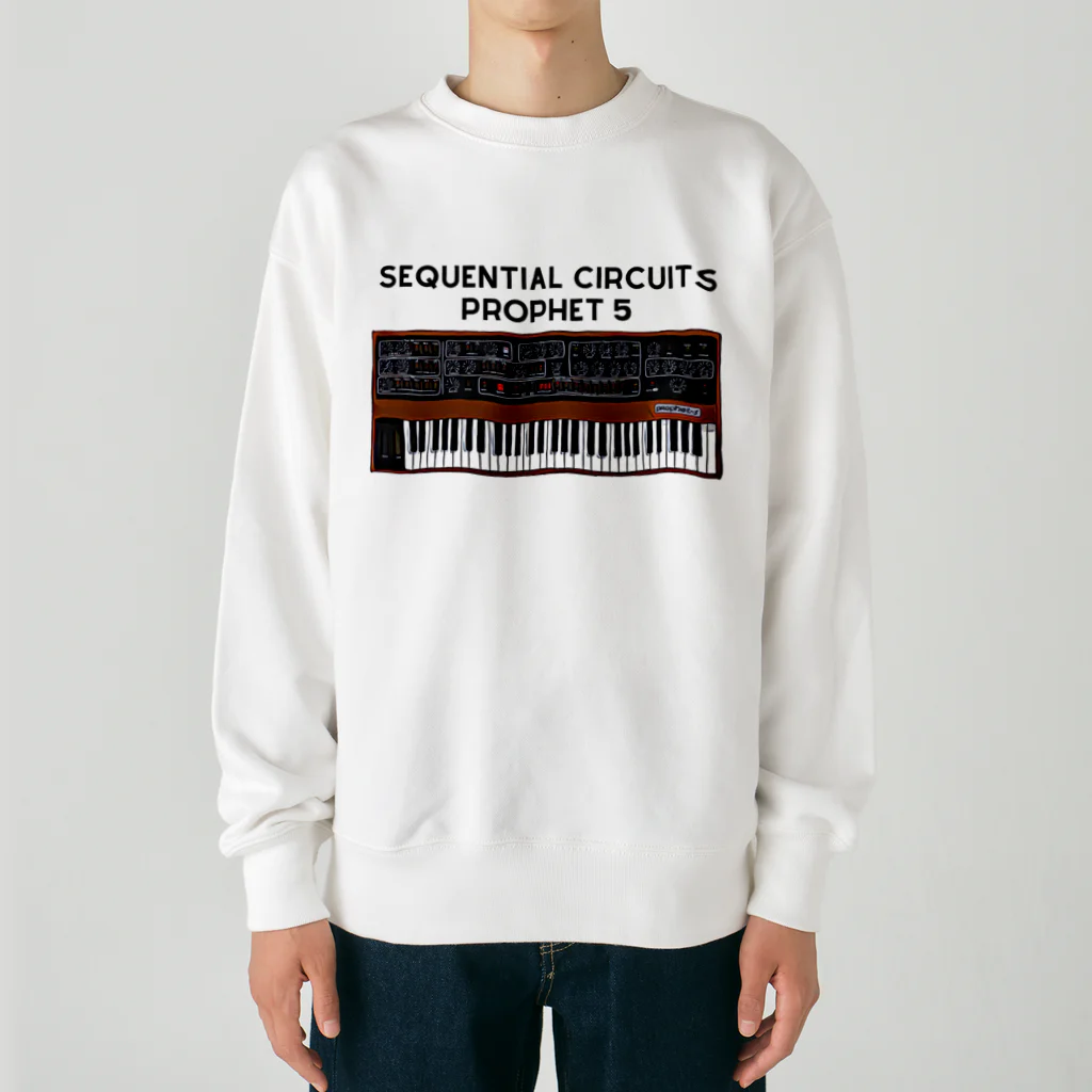 Vintage Synthesizers | aaaaakiiiiiのSequential Circuits Prophet 5 Vintage Synthesizer Heavyweight Crew Neck Sweatshirt