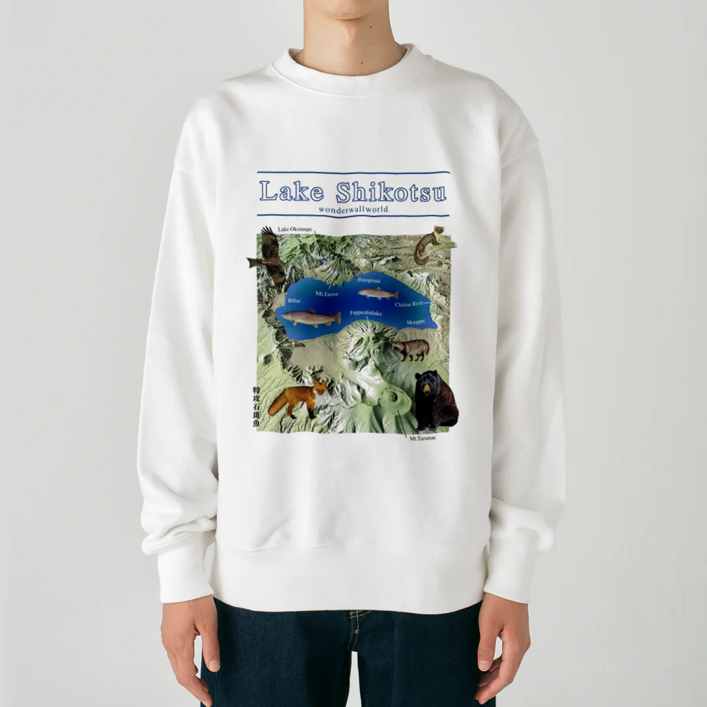 インドくんのLakeShikotsu Heavyweight Crew Neck Sweatshirt