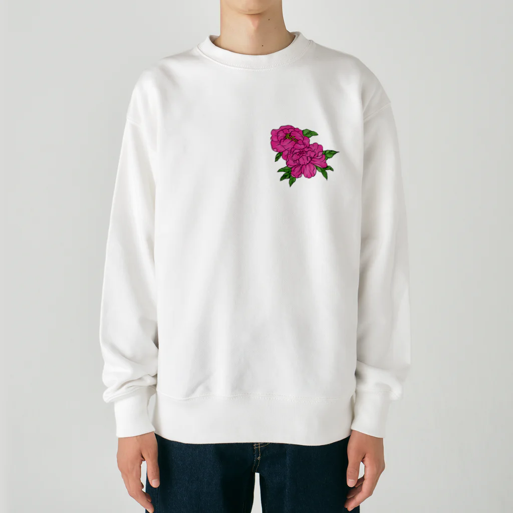 YASUPLANTS&AQUAの牡丹 Heavyweight Crew Neck Sweatshirt