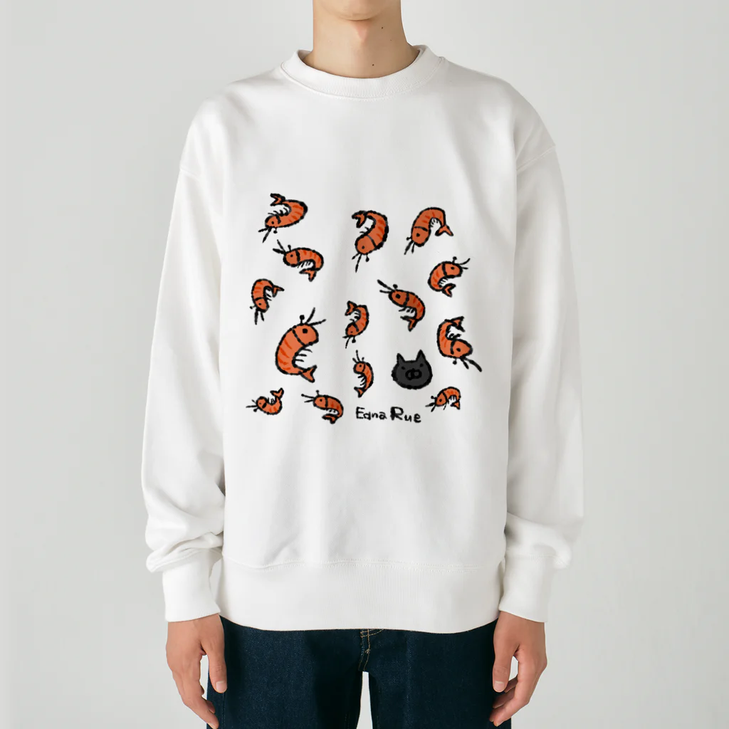 Edna_Rueのエビえび海老🦐！ Heavyweight Crew Neck Sweatshirt