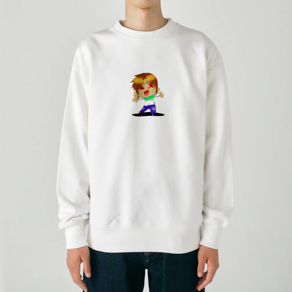 ケイチャンネル・K🐈のケイチャンネル公式グッズ　ちびケイシリーズ Heavyweight Crew Neck Sweatshirt