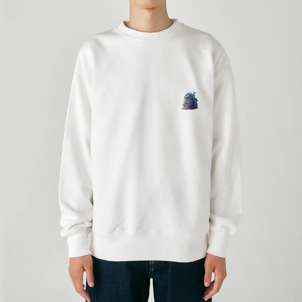 おば犬たちのおば犬 Jr. Heavyweight Crew Neck Sweatshirt