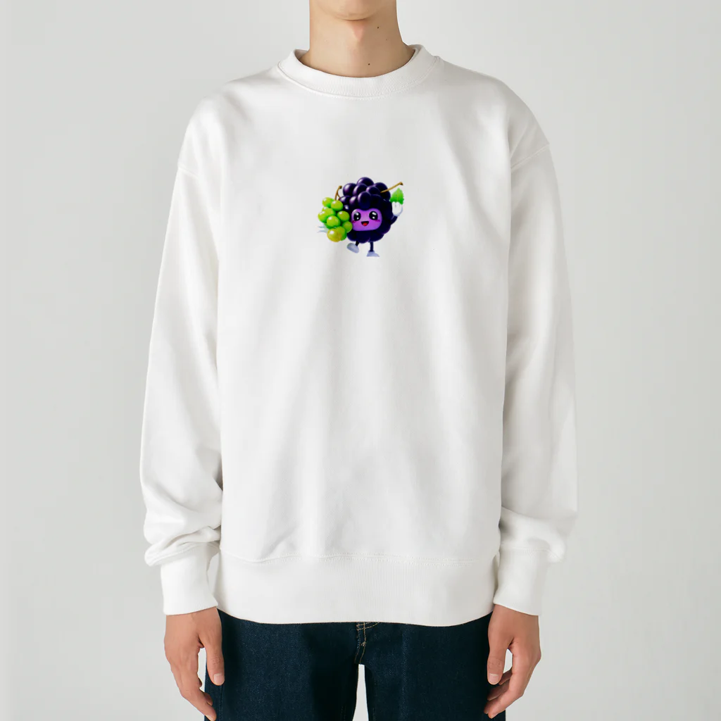 mebuki5678の茨城ベリーちゃん Heavyweight Crew Neck Sweatshirt