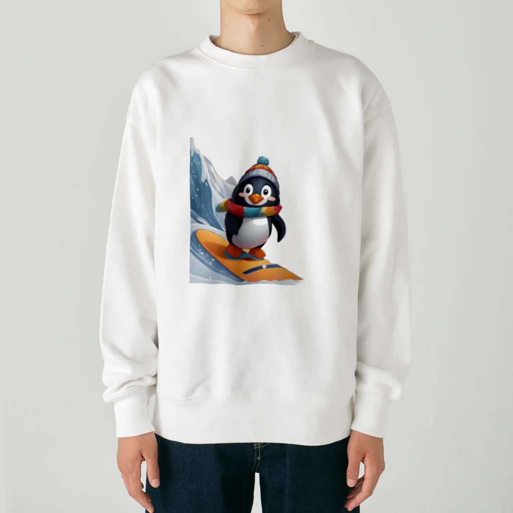 Gloriousのペンギンの冒険スノーボードパーティ Heavyweight Crew Neck Sweatshirt