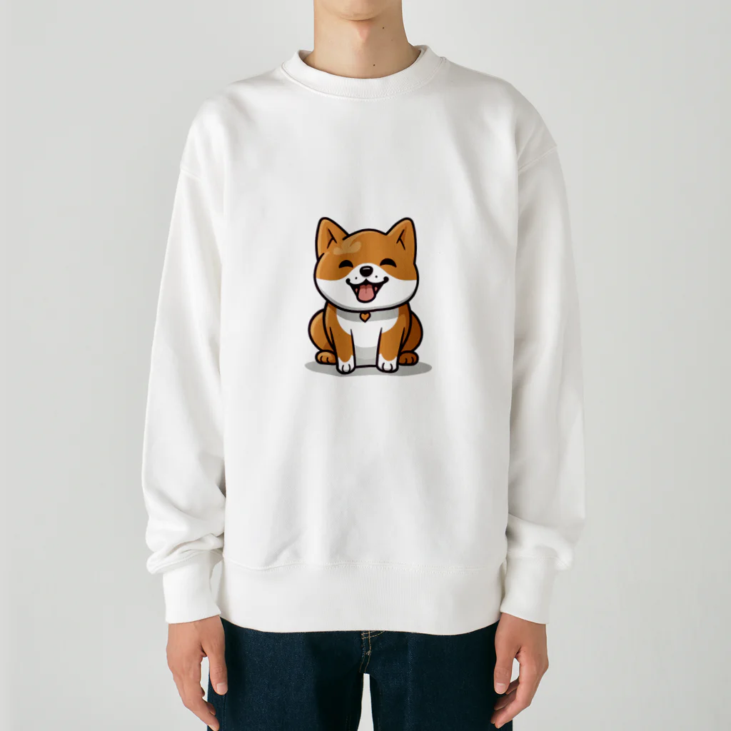 BunnyBloomのShiba Dog Heavyweight Crew Neck Sweatshirt