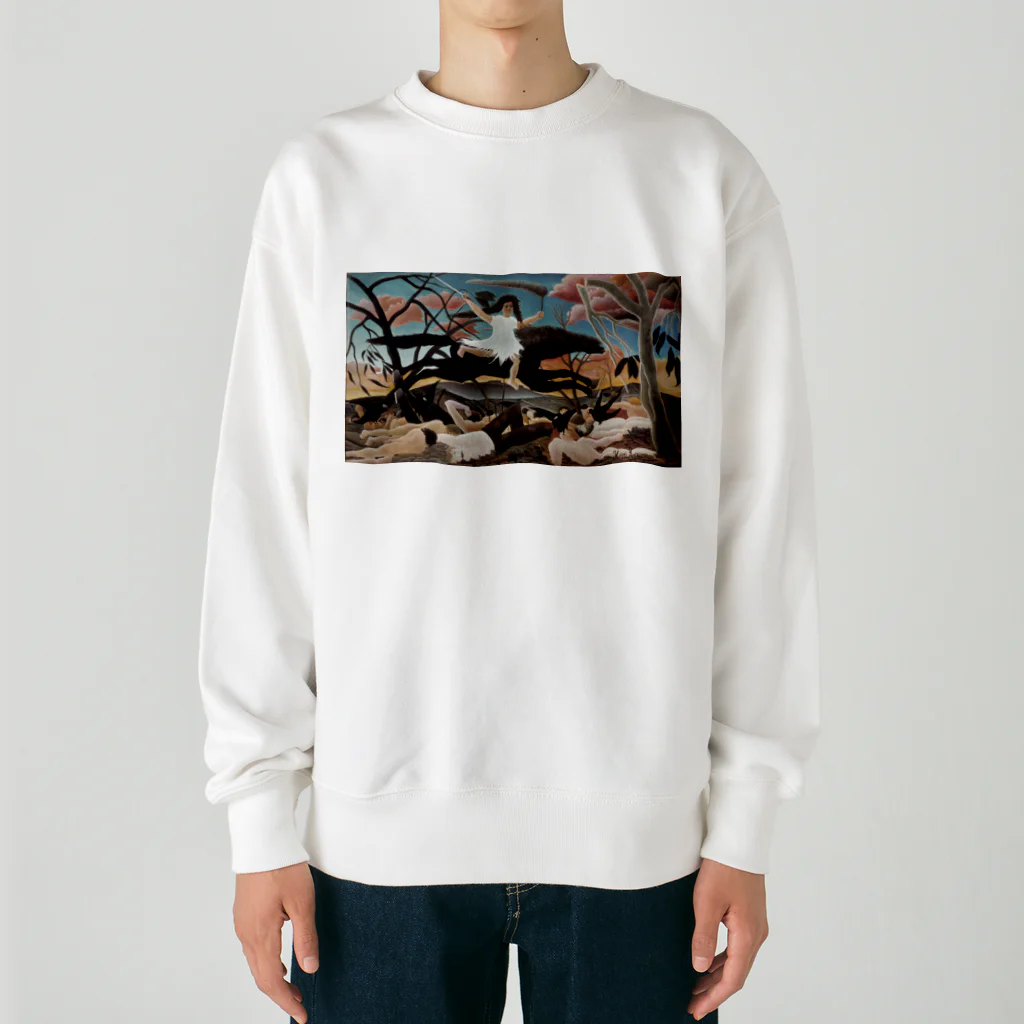 世界美術商店の戦争 / War Heavyweight Crew Neck Sweatshirt