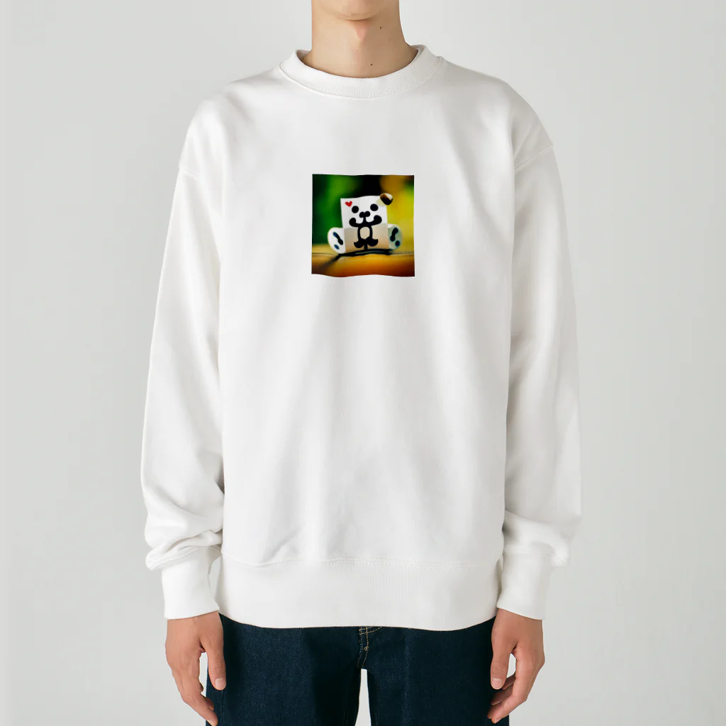 癒されれーるの運くん Heavyweight Crew Neck Sweatshirt