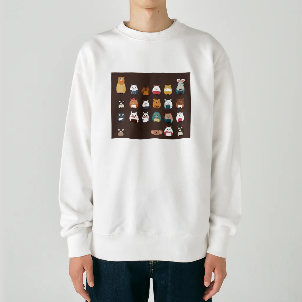 my-jpの不思議アニマルズ2 Heavyweight Crew Neck Sweatshirt