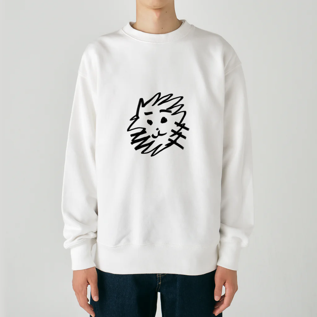 Tako00の動物 Heavyweight Crew Neck Sweatshirt