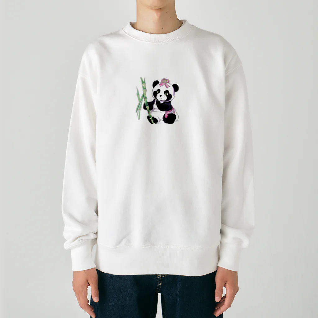 KaSumi's shopのかぐやパンダ姫 Heavyweight Crew Neck Sweatshirt