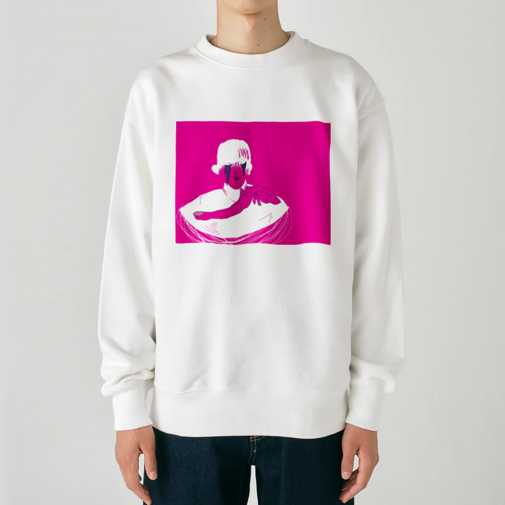 サブカルビジネスセンター尼崎の紫の柔肌 Heavyweight Crew Neck Sweatshirt